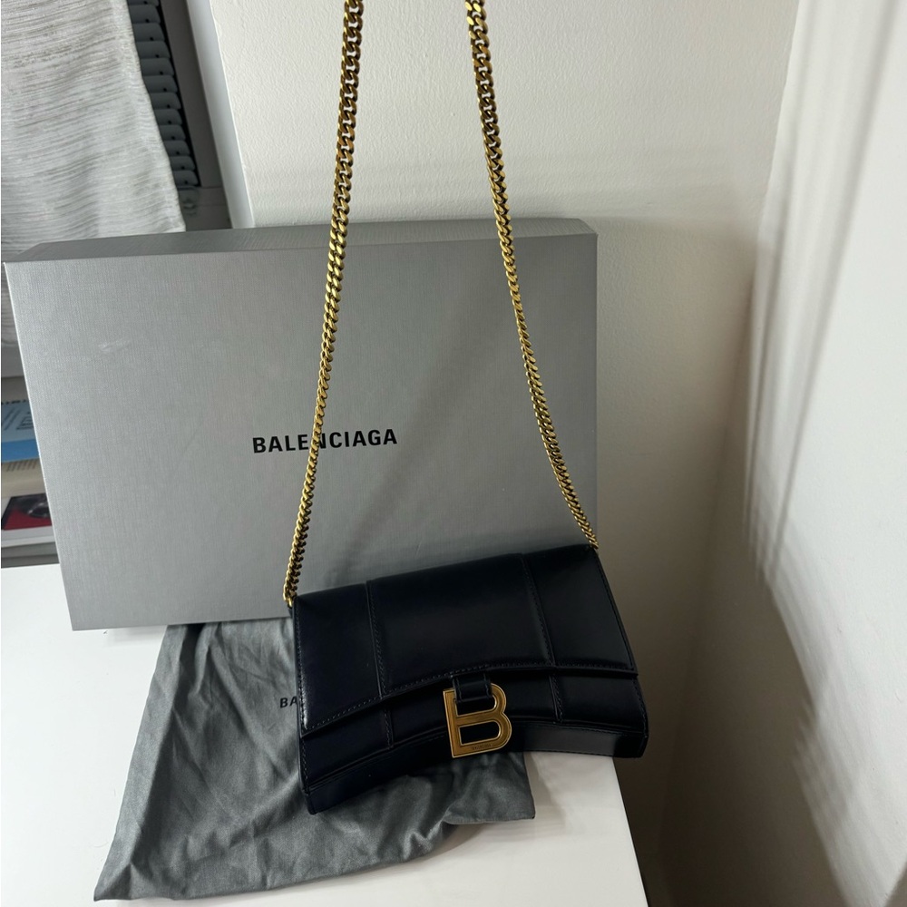 Balenciaga Hourglass Wallet on Chain